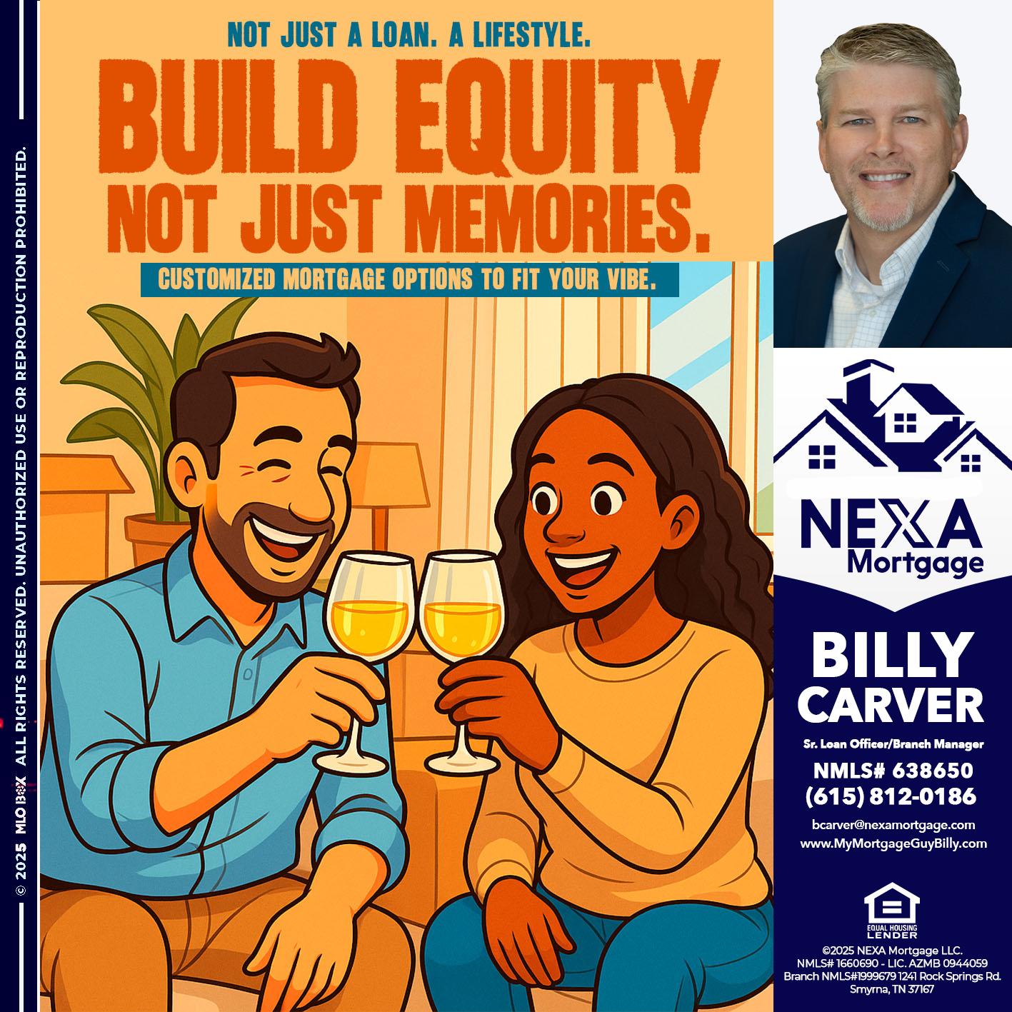 BILD EQUITY - Billy Carver -Sr Loan Officer / Branch Manager
