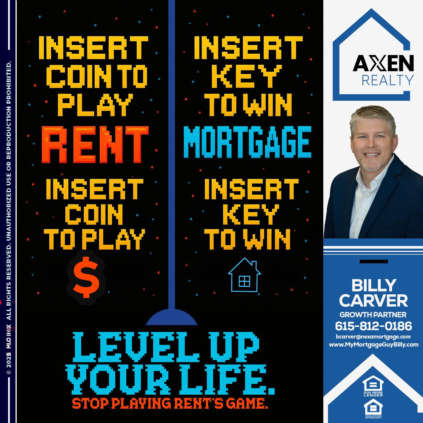 INSERT COIN - Billy Carver -Sr Loan Officer / Branch Manager