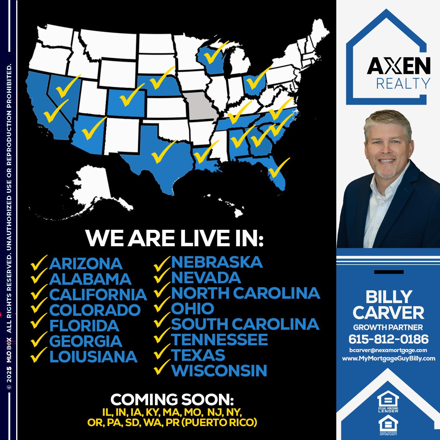 NEVADA UNLOCK - Billy Carver -Sr Loan Officer / Branch Manager