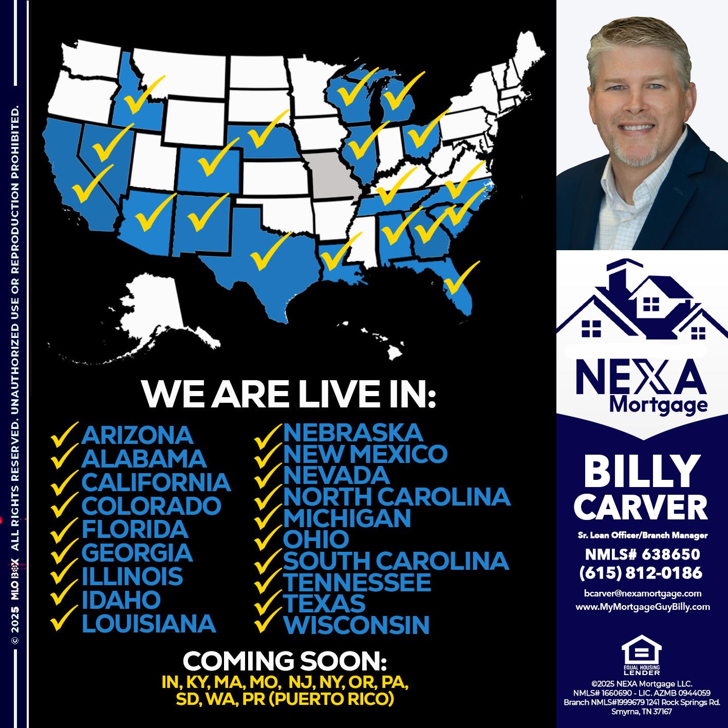 New Mexico live - Billy Carver -Sr Loan Officer / Branch Manager