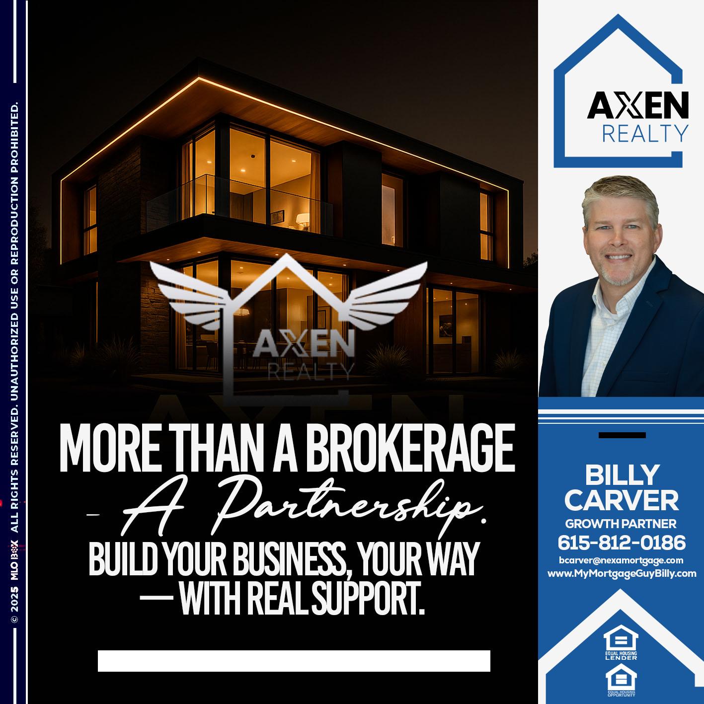 MORE THAN - Billy Carver -Sr Loan Officer / Branch Manager