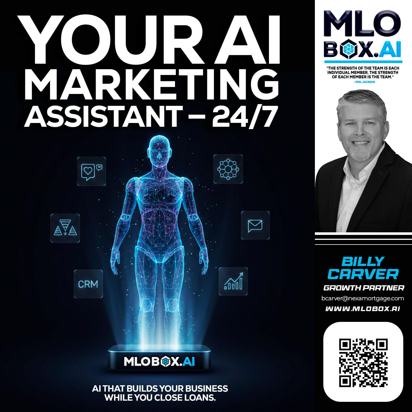 YOUR AI MARKETING - Billy Carver -Sr Loan Officer / Branch Manager