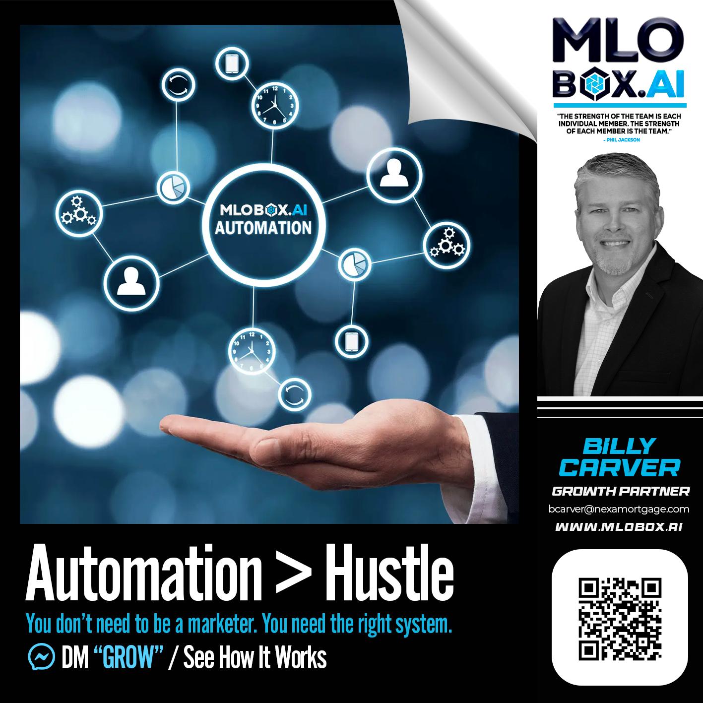 automation - Billy Carver -Sr Loan Officer / Branch Manager