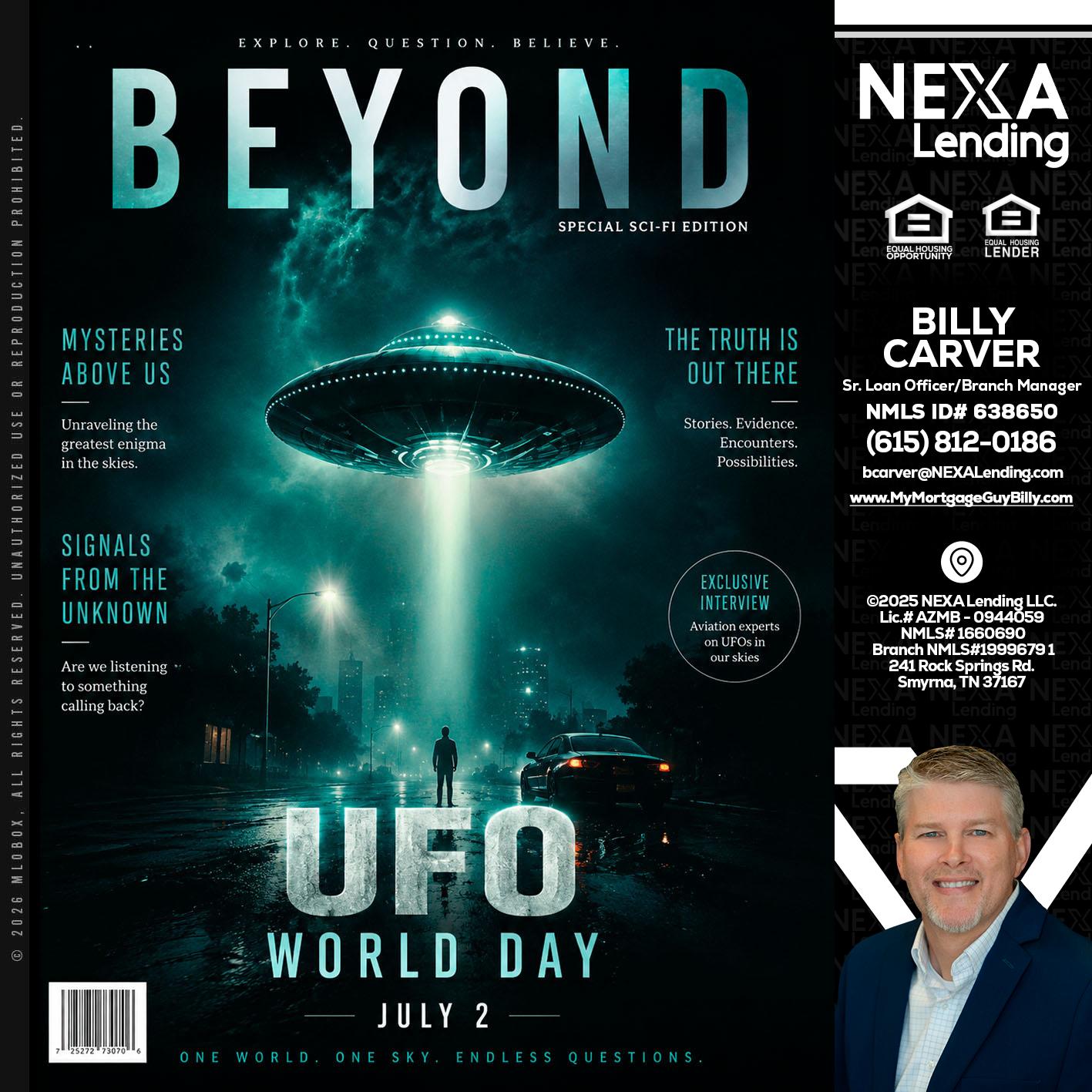 BEYOND - Billy Carver -Sr Loan Officer / Branch Manager